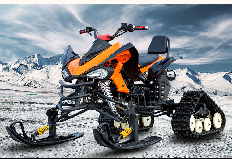 Thumbnail: 150cc snowmobile Adults snowmobiles for sale chinese snow mobile mini snowmobil