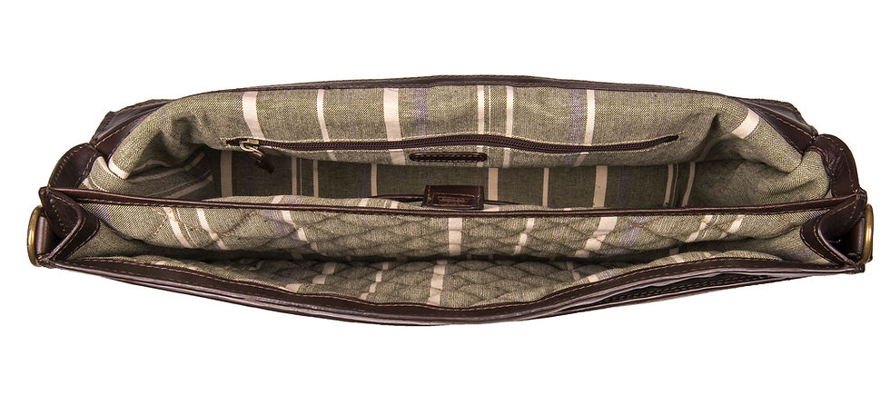 Thumbnail: Hidesign Charles Large Double Gusset Leather 17" Laptop Compatible Briefcase