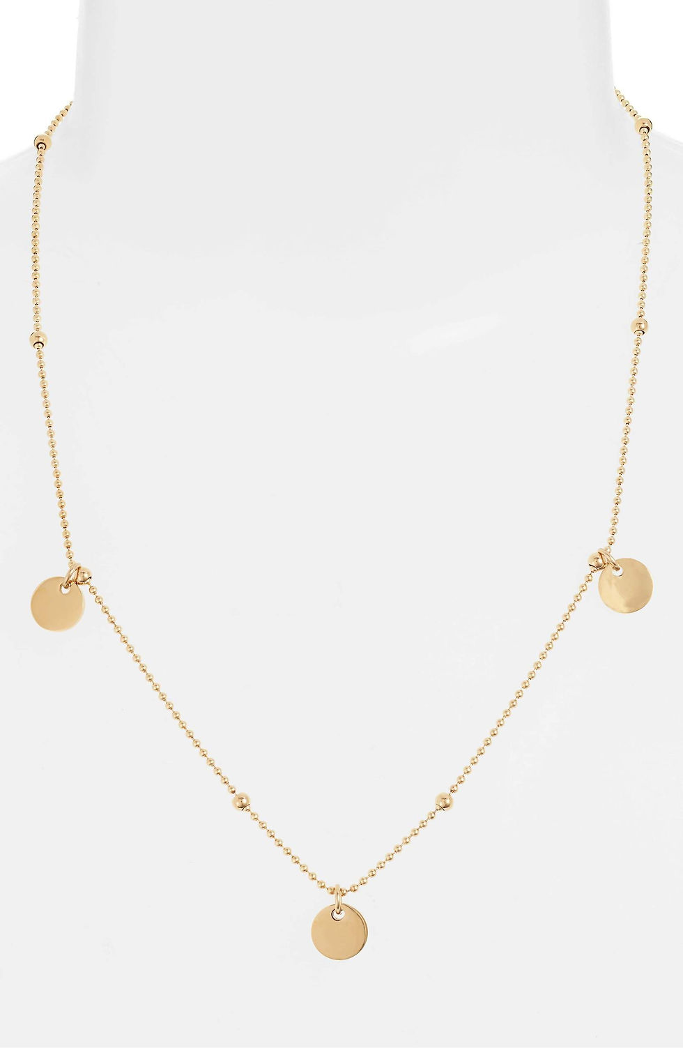 Thumbnail: Disk Charm Necklace | More Colors Available