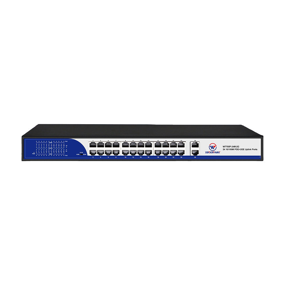Thumbnail: network switch 24 port ethernet PoE Switch with 2*1000M RJ45 port Non-managed s