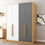 Thumbnail: []Wooden Closet Wardrobe Cabinet