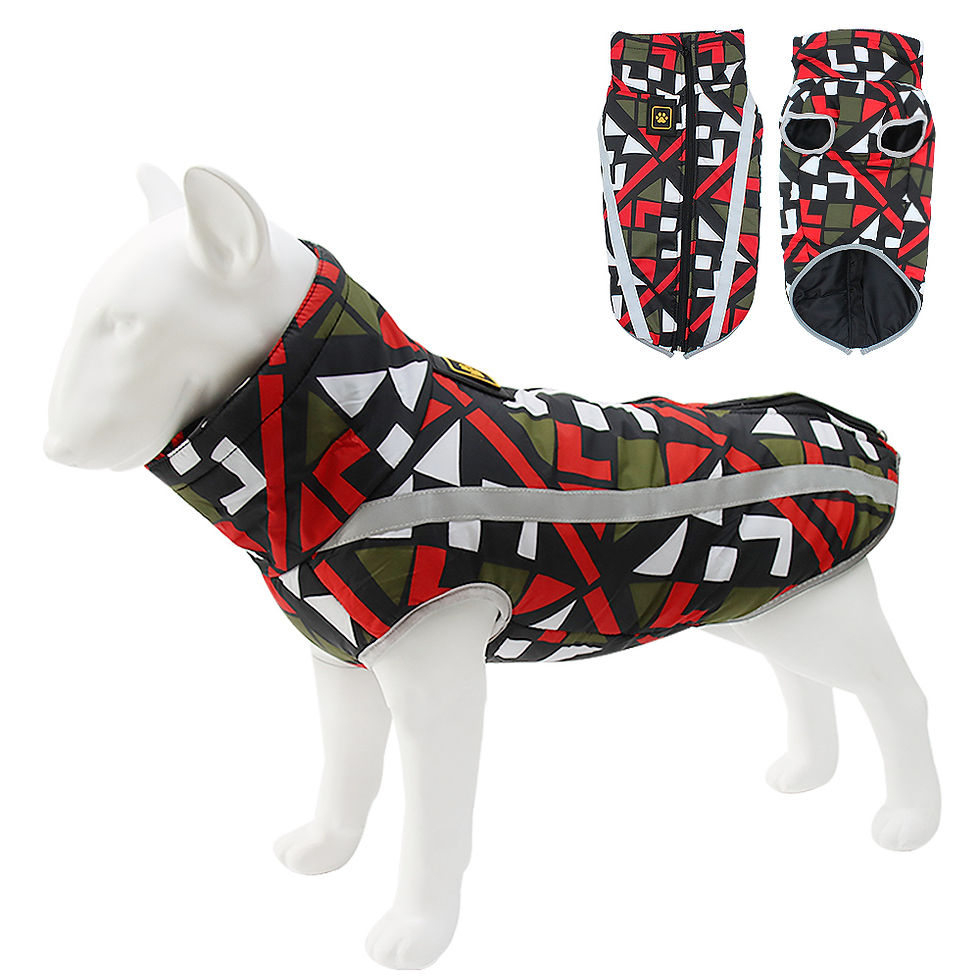 Thumbnail: []Waterproof Winter Dog Vest with Reflective Strip