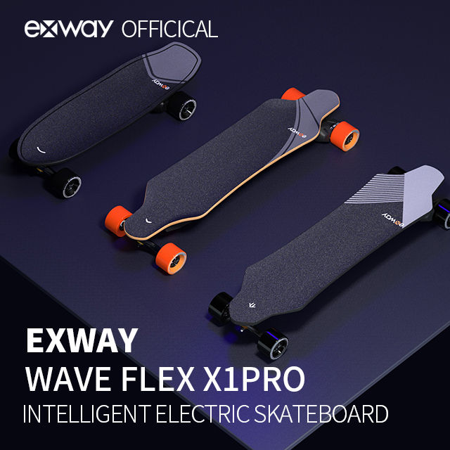 Thumbnail: US/EU Warehouse Exway Wave Flex X1 Powerful Best Dual Motor Intelligent Electri