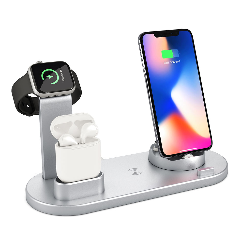 Thumbnail: Best Wireless Fast Charging Station for your phone, iWatch, and Airpods!