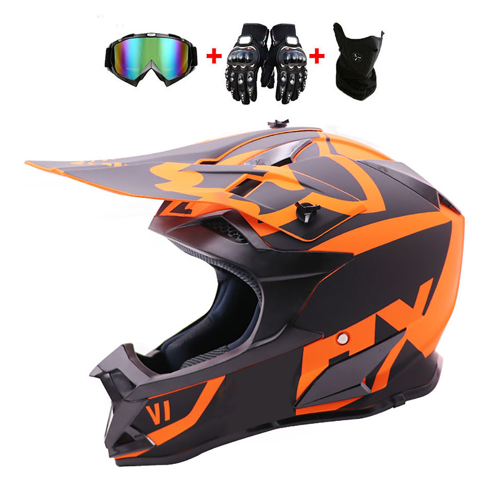 Thumbnail: Top-Grade Fashion motorcycle Full Face hat Youth Adults Dirt Bike ATV motocross