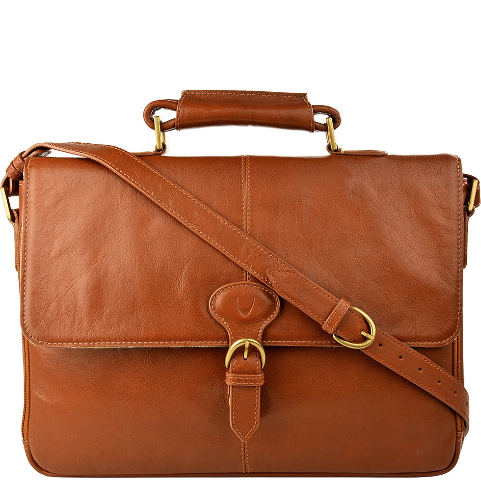 Thumbnail: Parker Leather Medium Briefcase