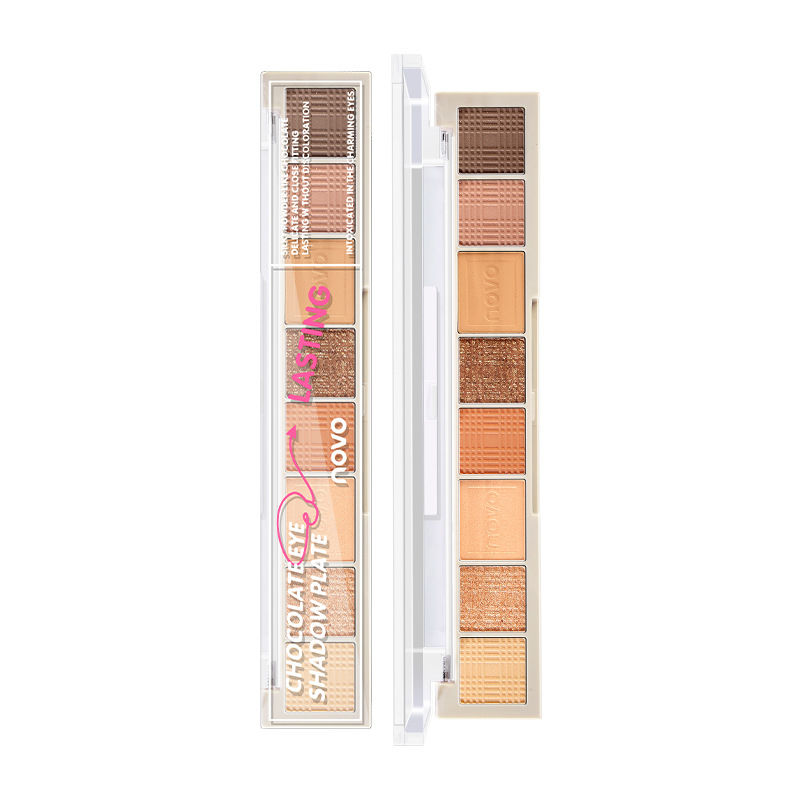 Thumbnail: NOVO 8 Colors Eyeshadow Palette High Quality Shimmer and Waterproof