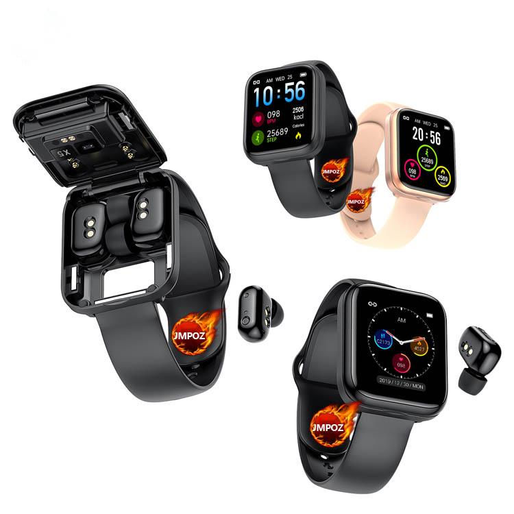Thumbnail: 2-in-1 BT 5.0 Wireless Earbud Smart Watch