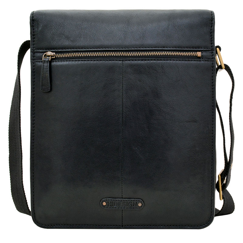 Thumbnail: Hidesign Aiden Medium Leather Messenger Cross Body Bag