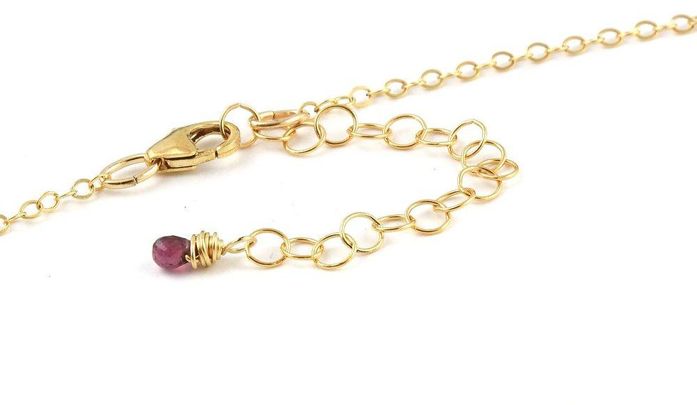 Thumbnail: Hanna Half Moon Necklace