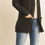 Thumbnail: Hacci Brushed Open Front Cardigan