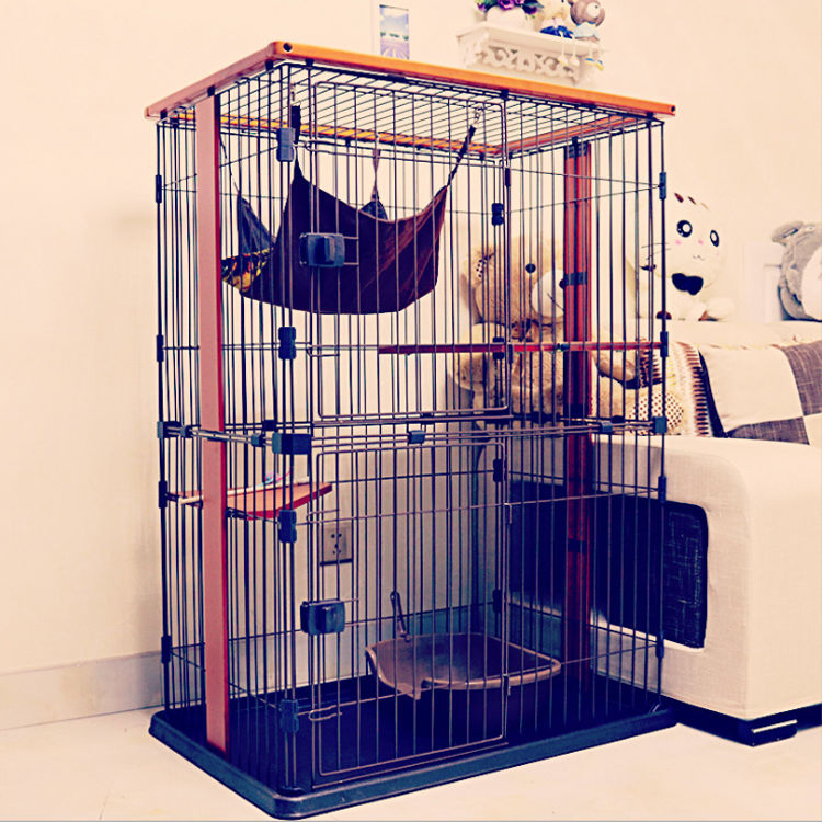 Thumbnail: []Stainless Steel Cat Cage Villa