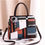 Thumbnail: Patchwork Casual Large Shoulder Handbag