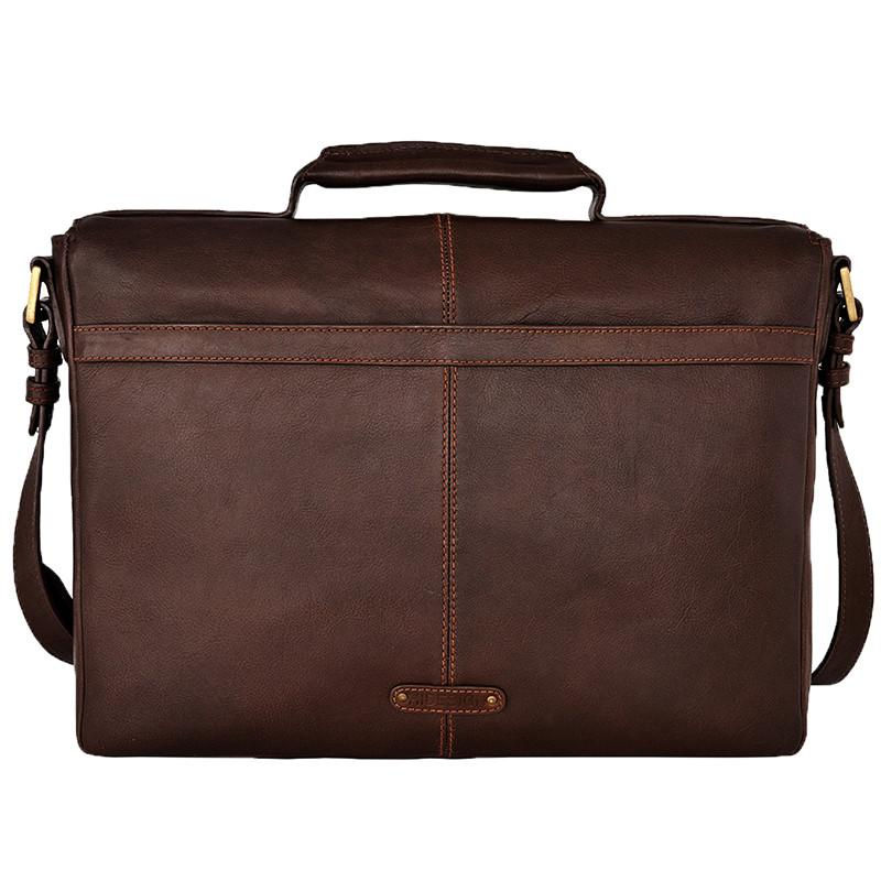 Thumbnail: Charles 15" Laptop Compatible Leather Briefcase