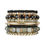 Thumbnail: Hdb2269 - Plus Size Stackable Beads Bracelet Set