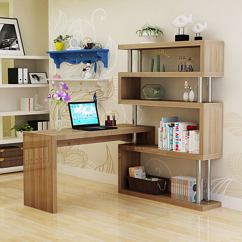 Thumbnail: Computer Desk and Bookcase Work Table