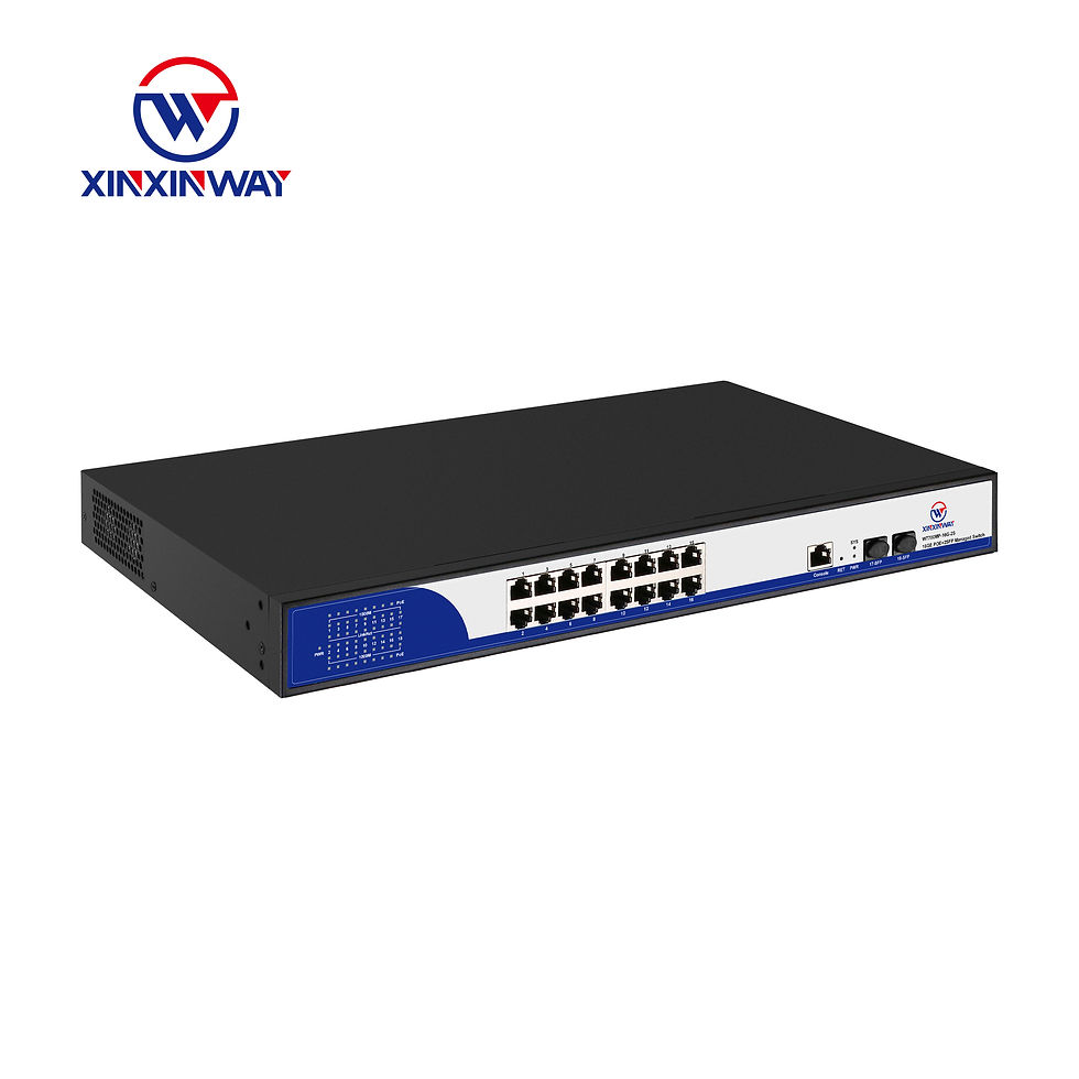 Thumbnail: New Arrival AC 100~240V 16 Port POE Switch Gigabit With 2*1000 Uplink RJ45 Port