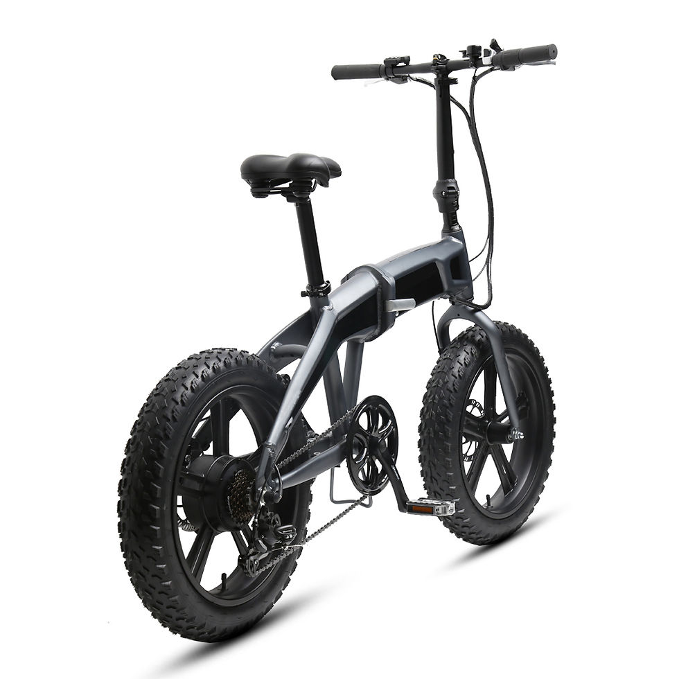 Thumbnail: Electric Bicycle 48V 500W Fat Tire Folding High Speed Ebike 20 Inch Foldable El