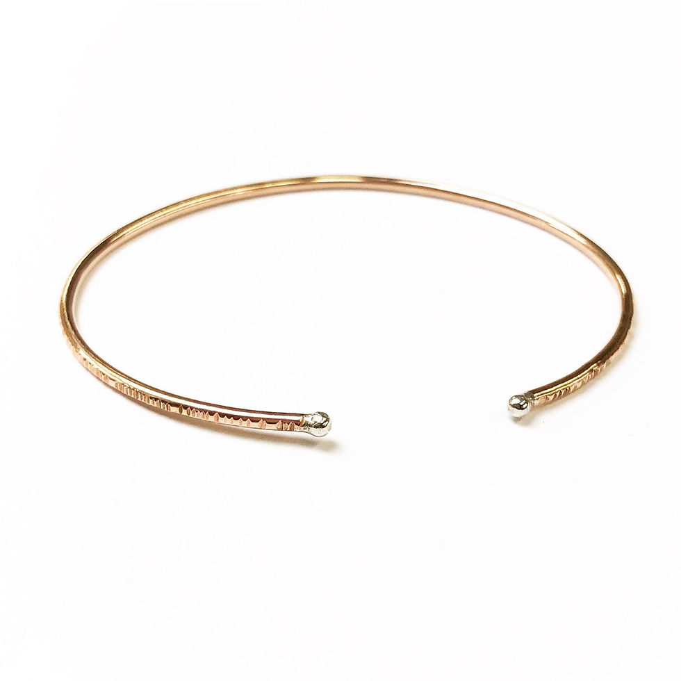 Thumbnail: Cassie Textured Cuff Bracelets