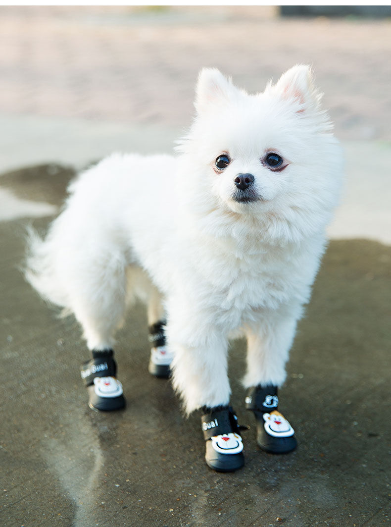 Thumbnail: []Waterproof Non-Slip Soft Silicone Pet Shoes
