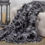 Thumbnail: Porcupine Grey and Silver Faux Fur Luxury Throw