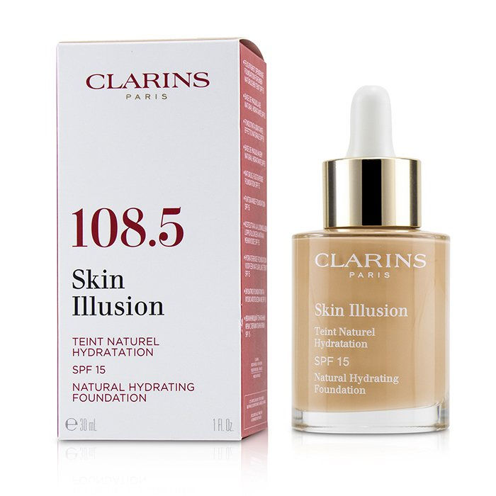 Thumbnail: CLARINS - Skin Illusion Natural Hydrating Foundation SPF 15 30ml/1oz
