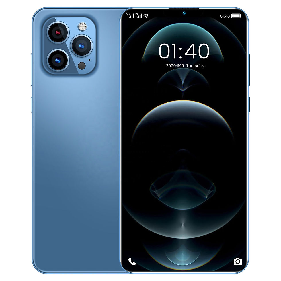 Thumbnail: Phone12 Pro Max Mobile Phone 512GB Face Recognition Fingerprint Unlock Cell pho