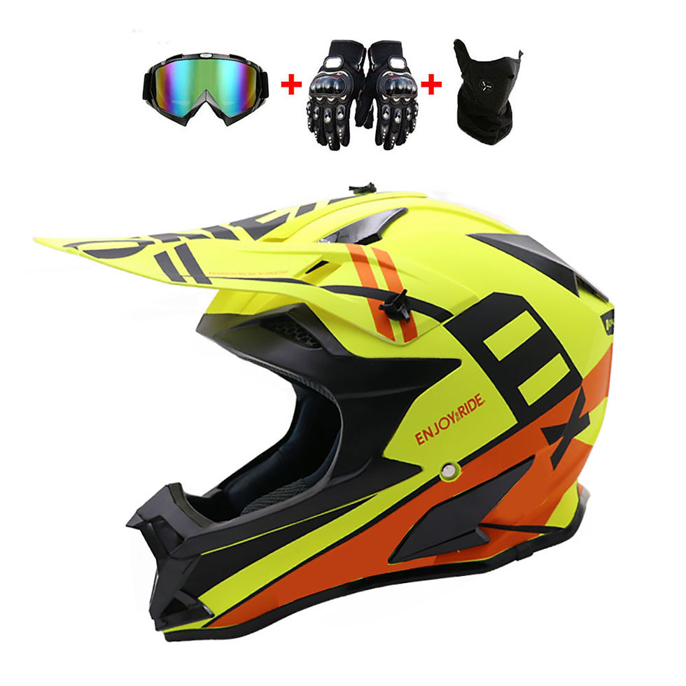 Thumbnail: Top-Grade Fashion motorcycle Full Face hat Youth Adults Dirt Bike ATV motocross