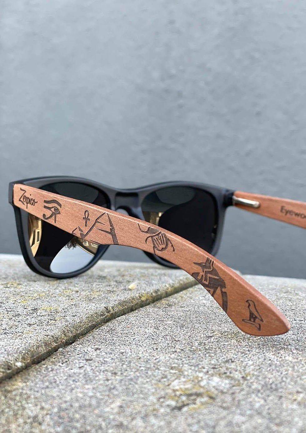 Thumbnail: Eyewood | Engraved Wooden Sunglasses - Relic