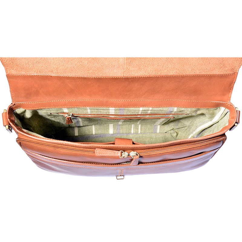 Thumbnail: Hidesign Charles Leather 15" Laptop Compatible Briefcase Work Bag