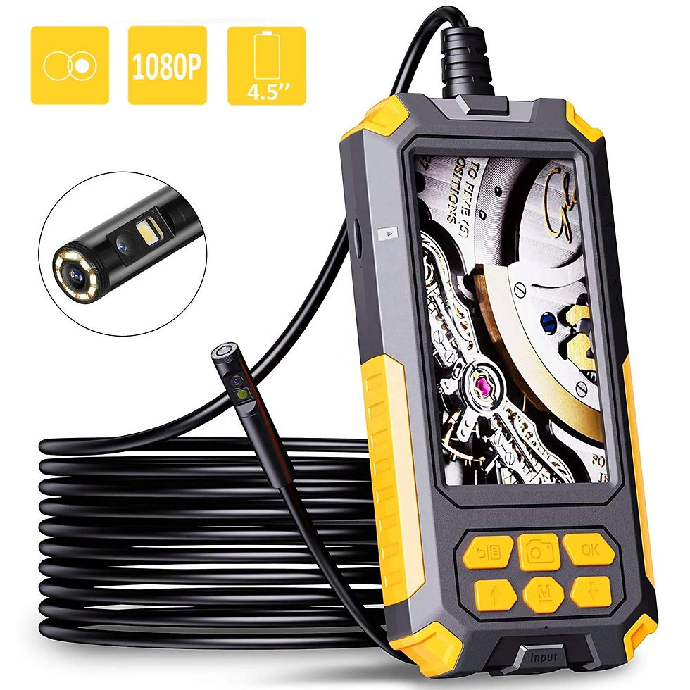 Handheld IP67 Waterproof P50 Industrial Borescope With Dual HD Camera