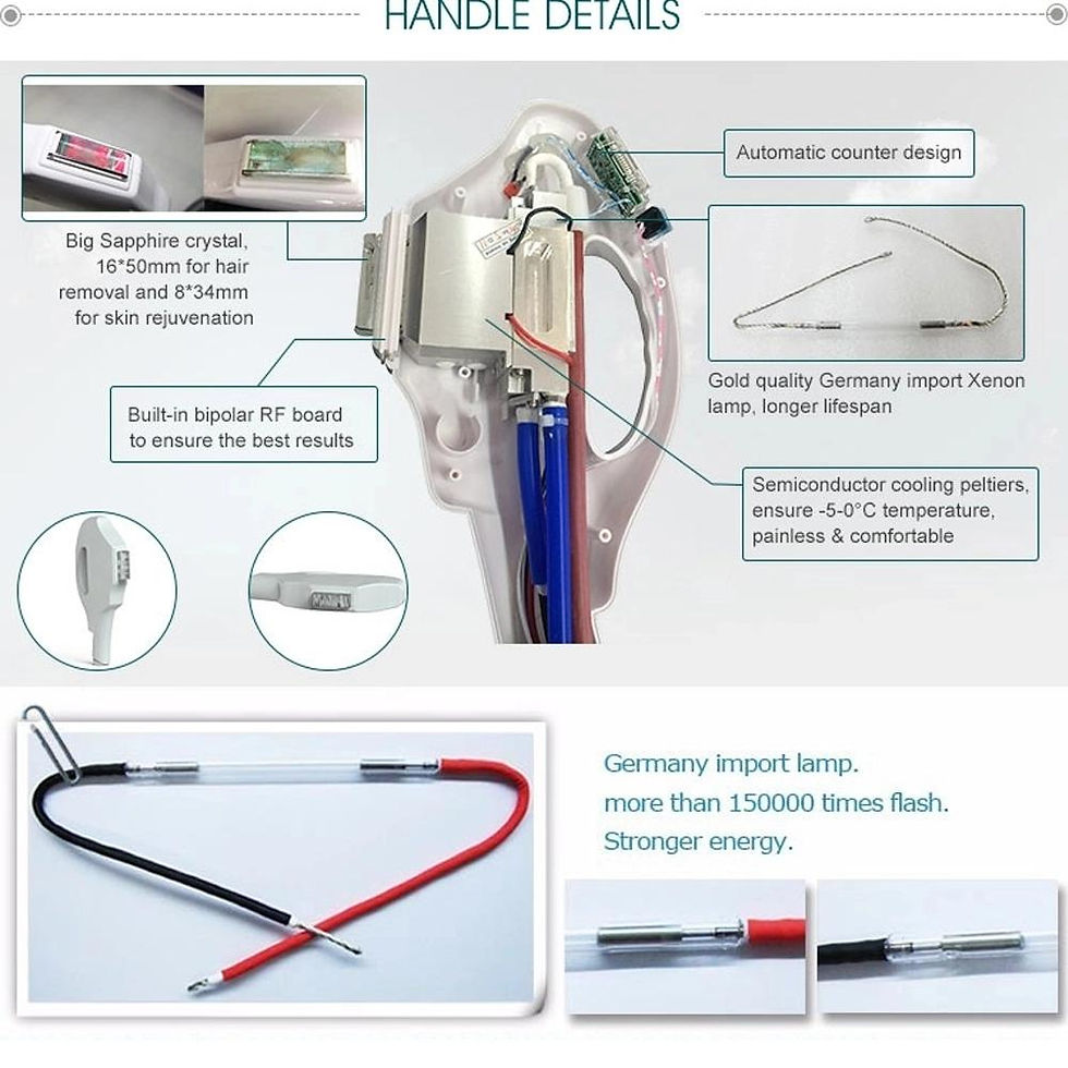 Thumbnail: beauty equipment- ipl handle piece shr hair removal machine with CE Certificati