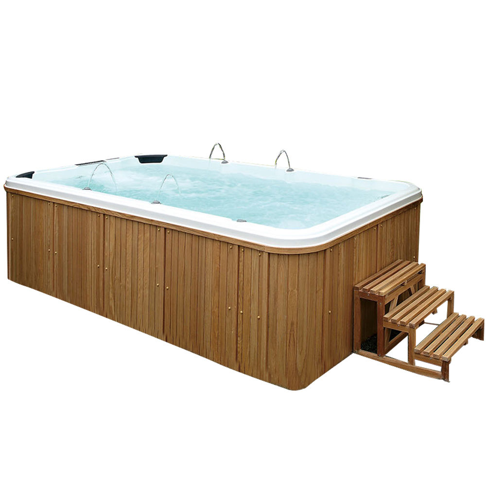 HS-S04 Fiberglass Pool and Hot Tub Combo