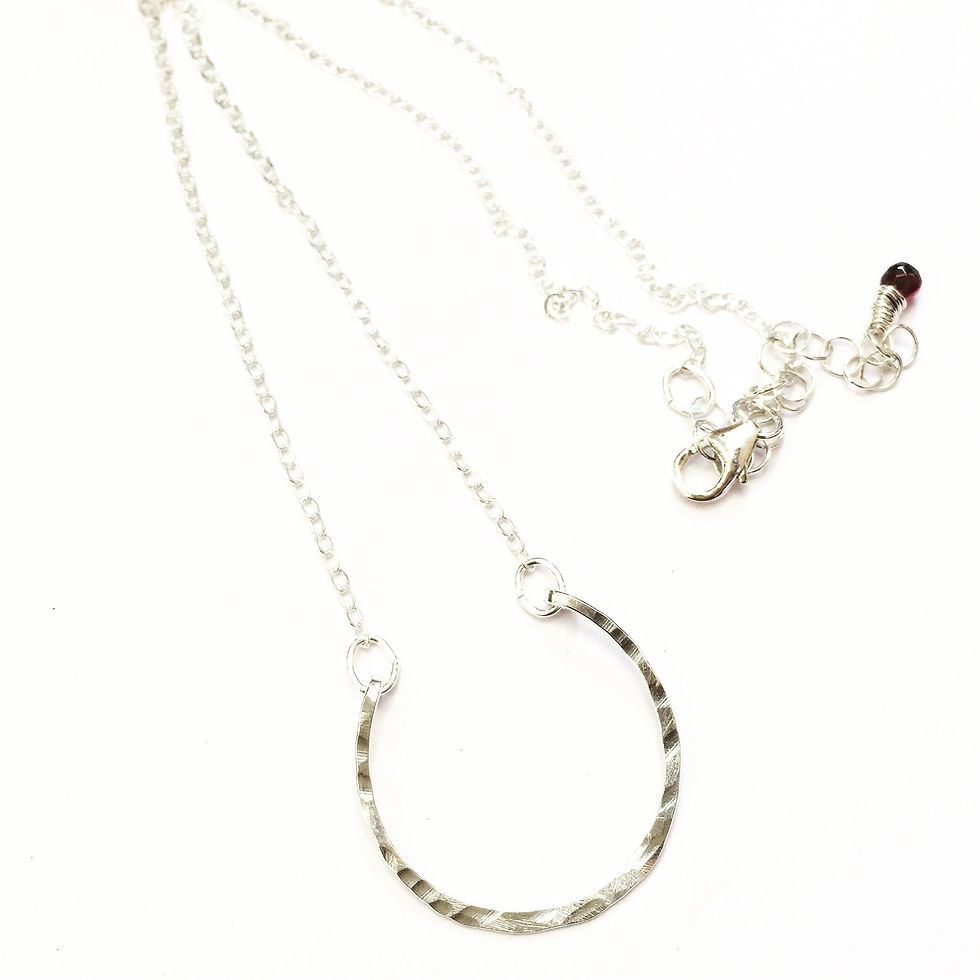 Thumbnail: Hanna Half Moon Necklace