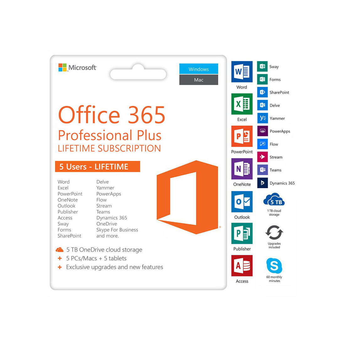 MS Office 365 Pro Plus Accounts for macOS