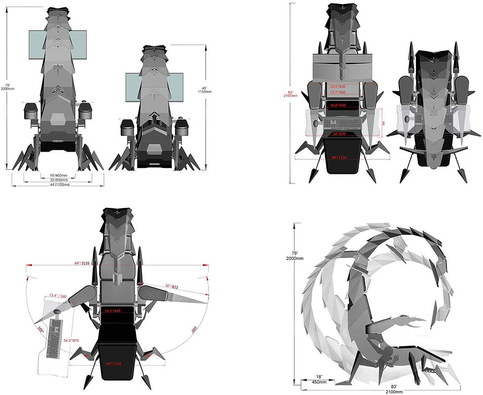 Thumbnail: Awesome Gaming Workstation Zero Gravity Auto Recliner With RGB Lights 3 Screens