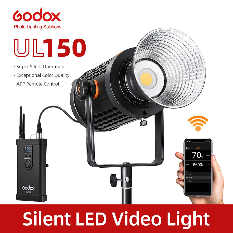 Thumbnail: Godox UL150 UL-150 150W 5600K Color Temperature Silent Bowens Mount LED Video L