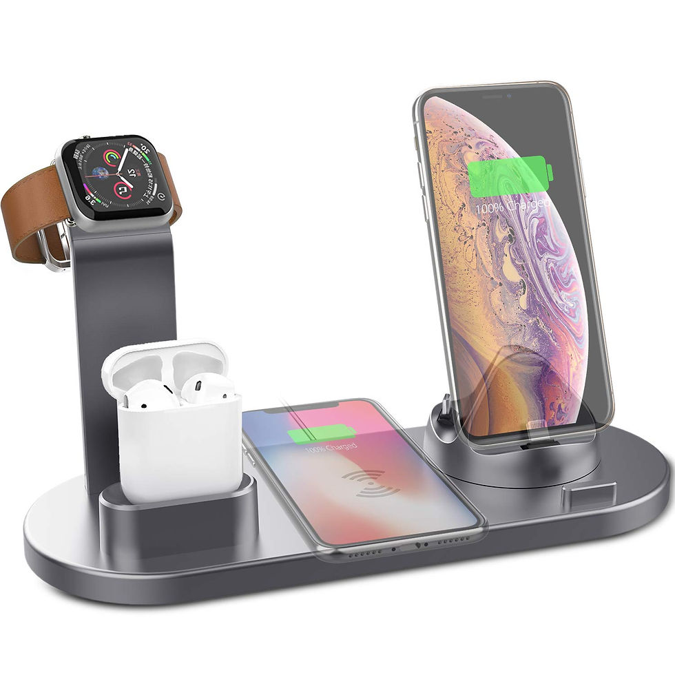 Thumbnail: Best Wireless Fast Charging Station for your phone, iWatch, and Airpods!