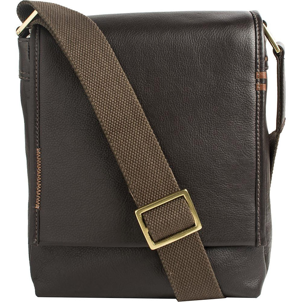 Thumbnail: Seattle Unisex Leather Crossbody Messenger
