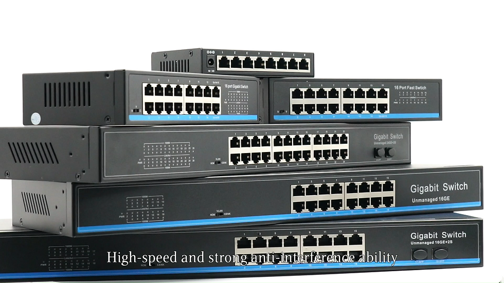Thumbnail: best price dc 12v ieee802.3 5 port 100m fast ethernet network switch
