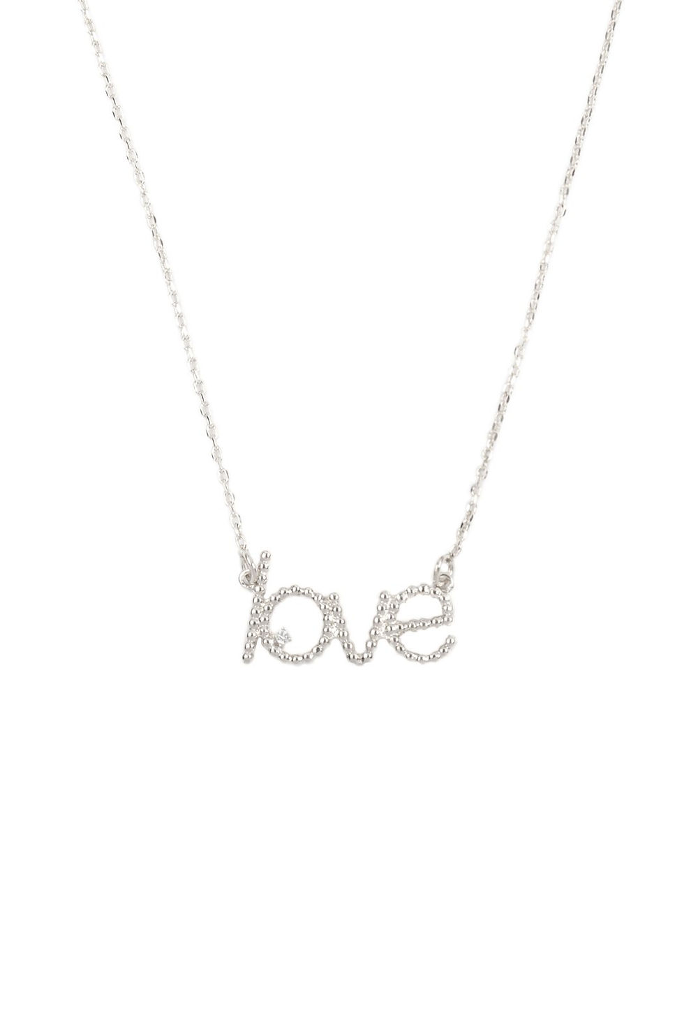 Thumbnail: Ball Texture "Love" Necklace