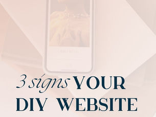 Image with caption: 3 Signs Your DIY Website Is Hurting Your Business