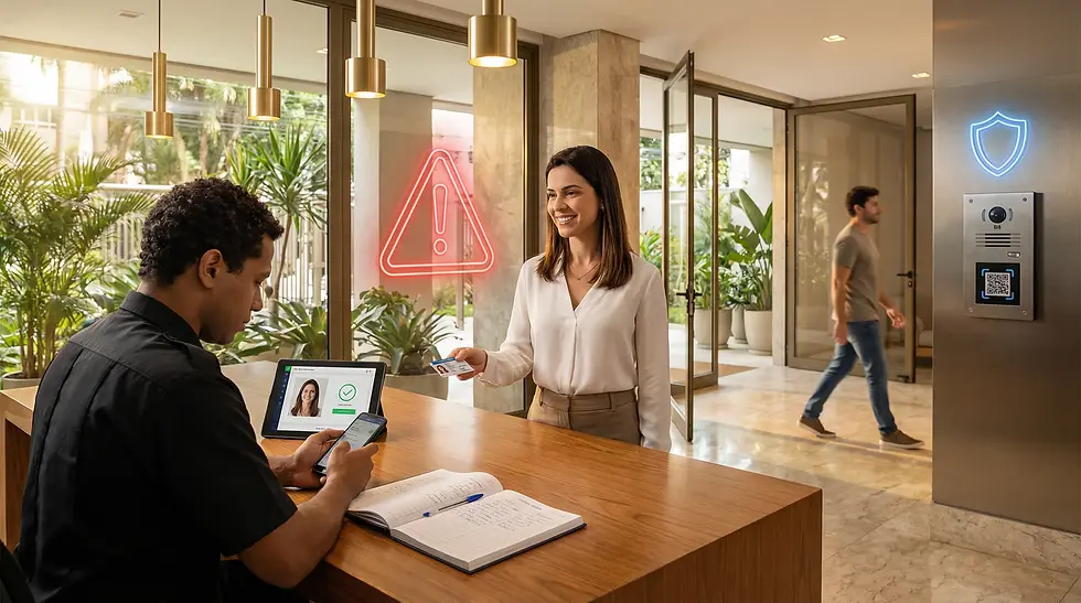 5 falhas de segurança invisíveis que colocam seu condomínio em risco, e como a tecnologia pode ajudar