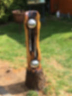 Holzarbeit mit dem Titel _Beziehungen_, 2021