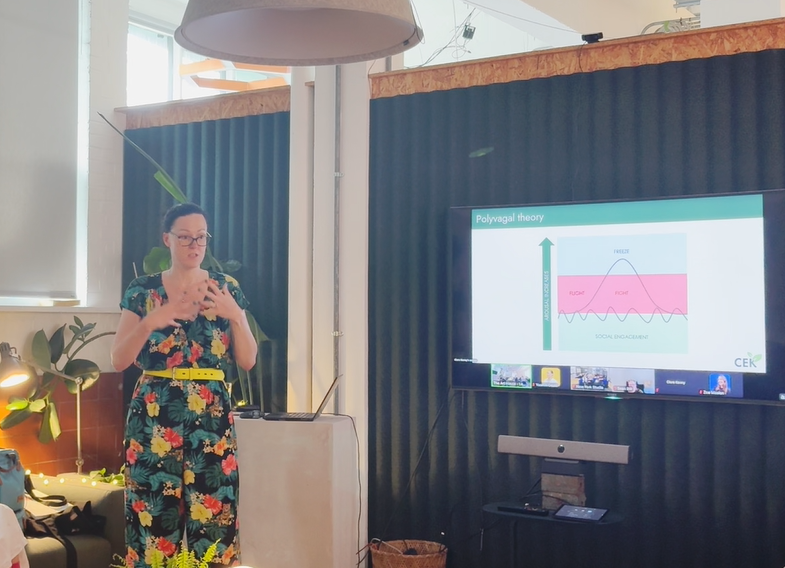 Your brain doesn't care if you're happy...it cares that you're safe.