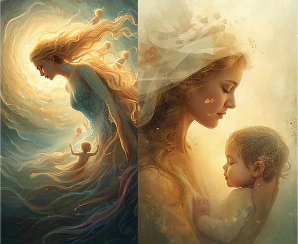 Ritual Initiation von Frau zur Mutter