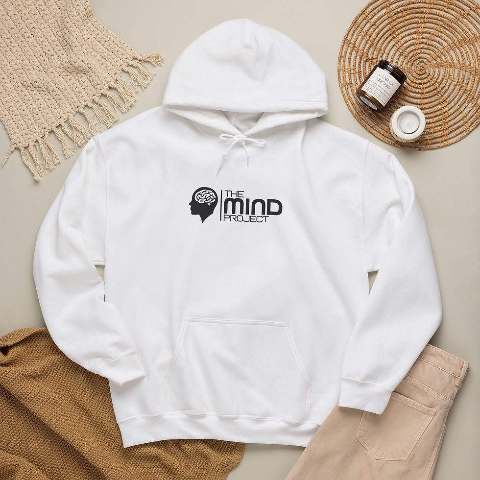 Thumbnail: Mind Project Hoodie – Minimal Logo Pullover for Mental Health Awareness