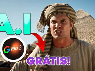 COMO usar o VEO 3 e GEMINI GRÁTIS por 15 Meses: Nova IA do Google Surpreende!