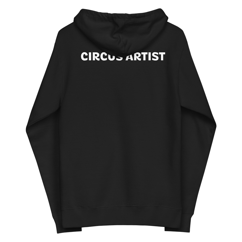 Thumbnail: CIRCUS ARTIST Unisex Fleece Zip Up Hoodie