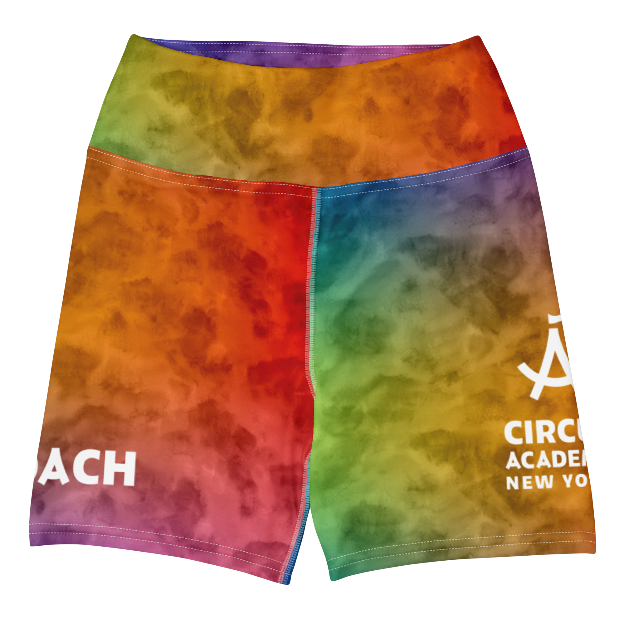COACH Yoga Shorts PRIDE - BRIGHT CHALK